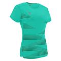 Irma Shirt Dame TURKIS/SORT XL Teknisk løpe t-skjorte til dame
